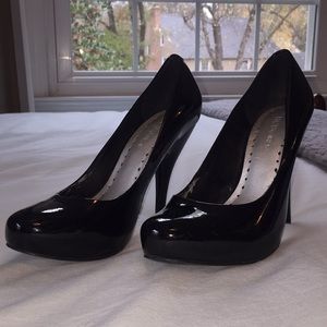 BCBGirls black patent heels